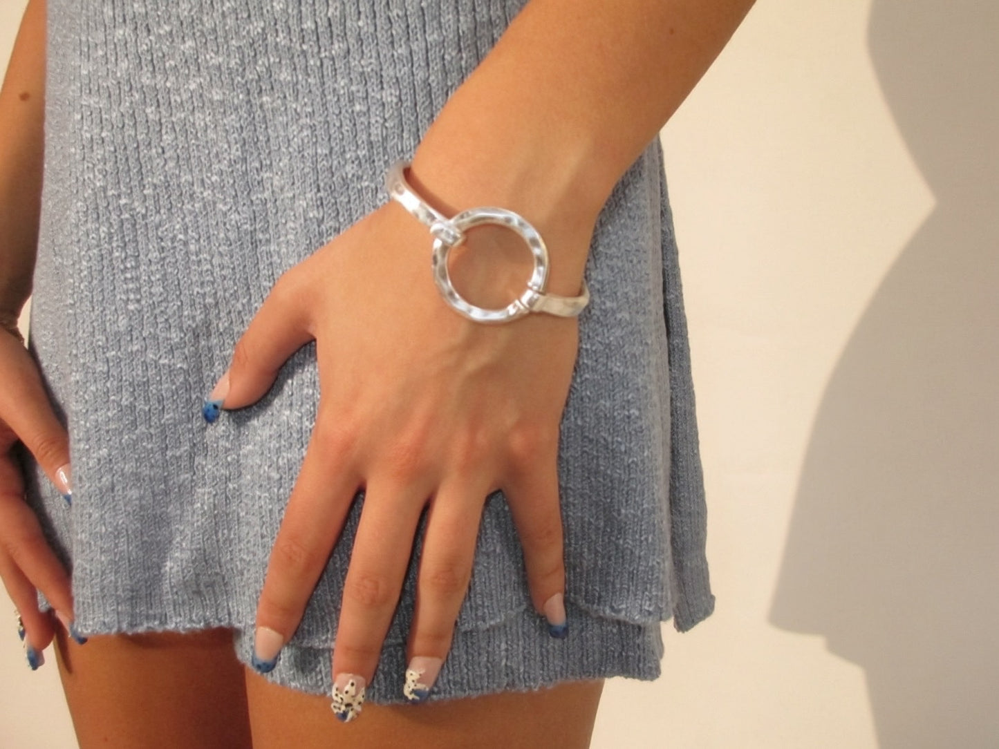 Silver Circle Bracelet