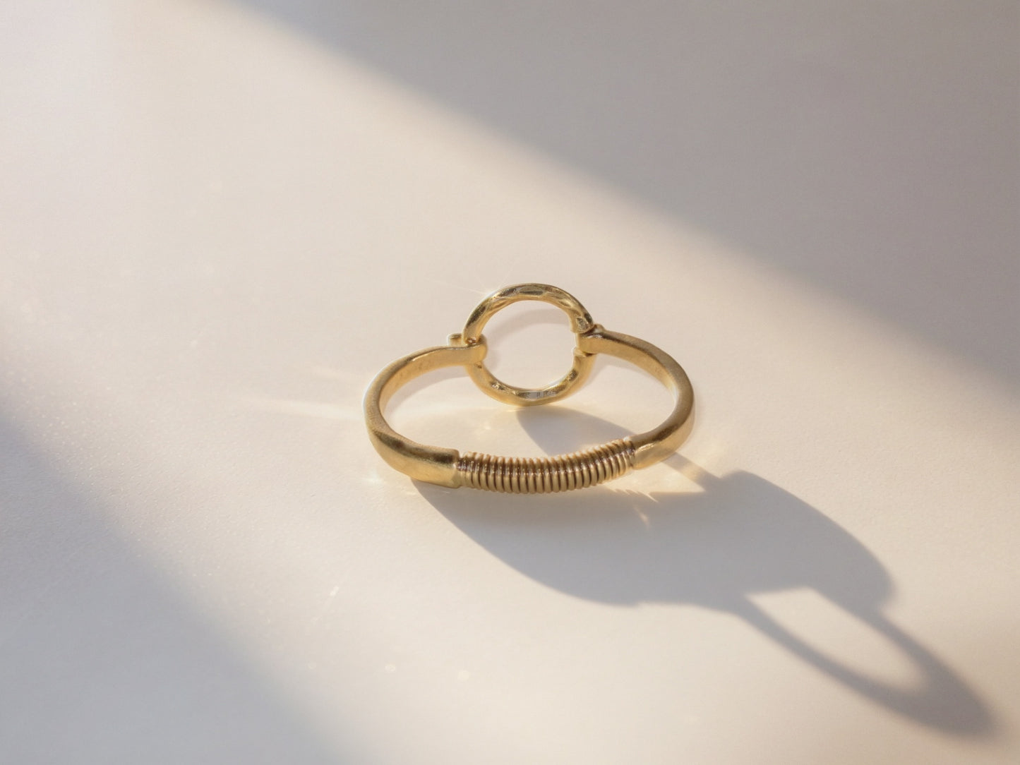 Gold Circle Bracelet