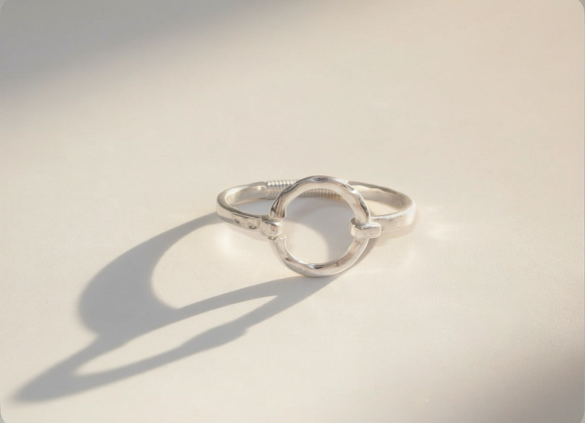 Silver Circle Bracelet