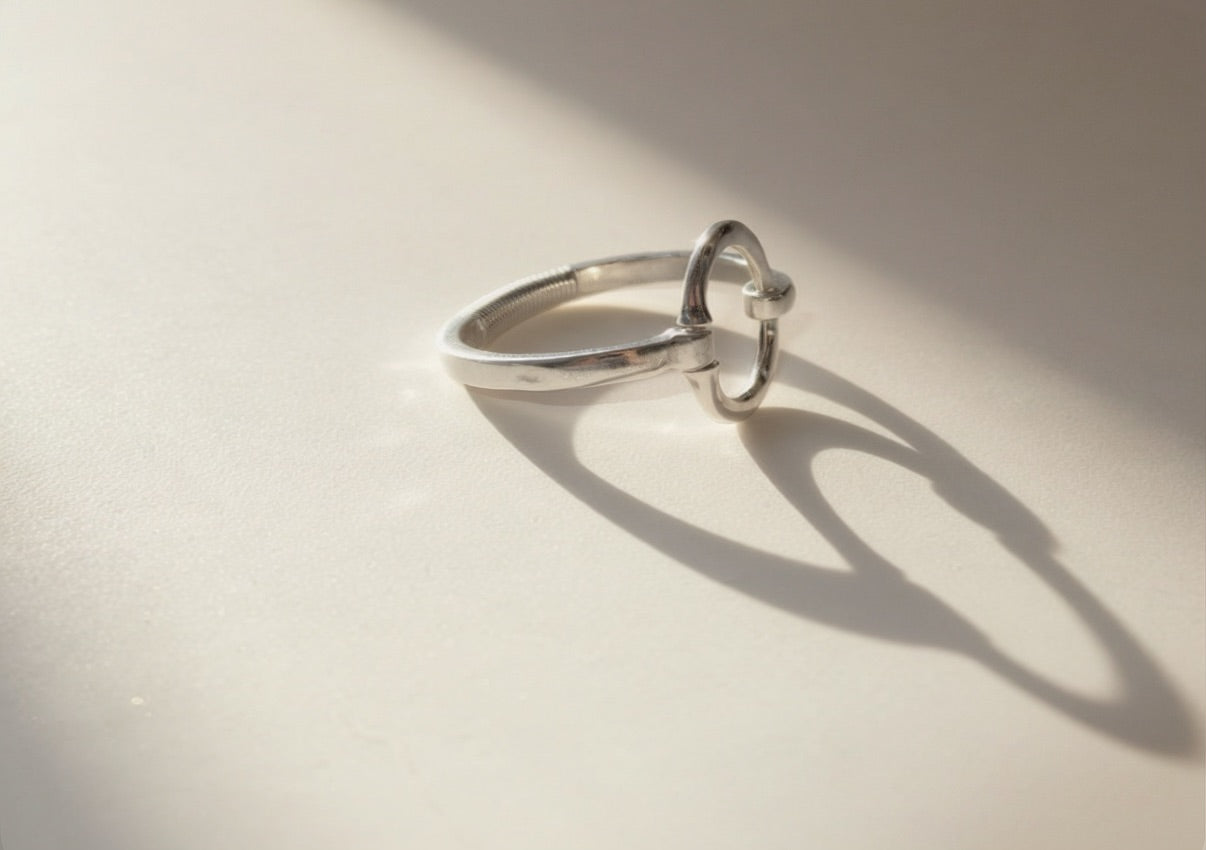 Silver Circle Bracelet