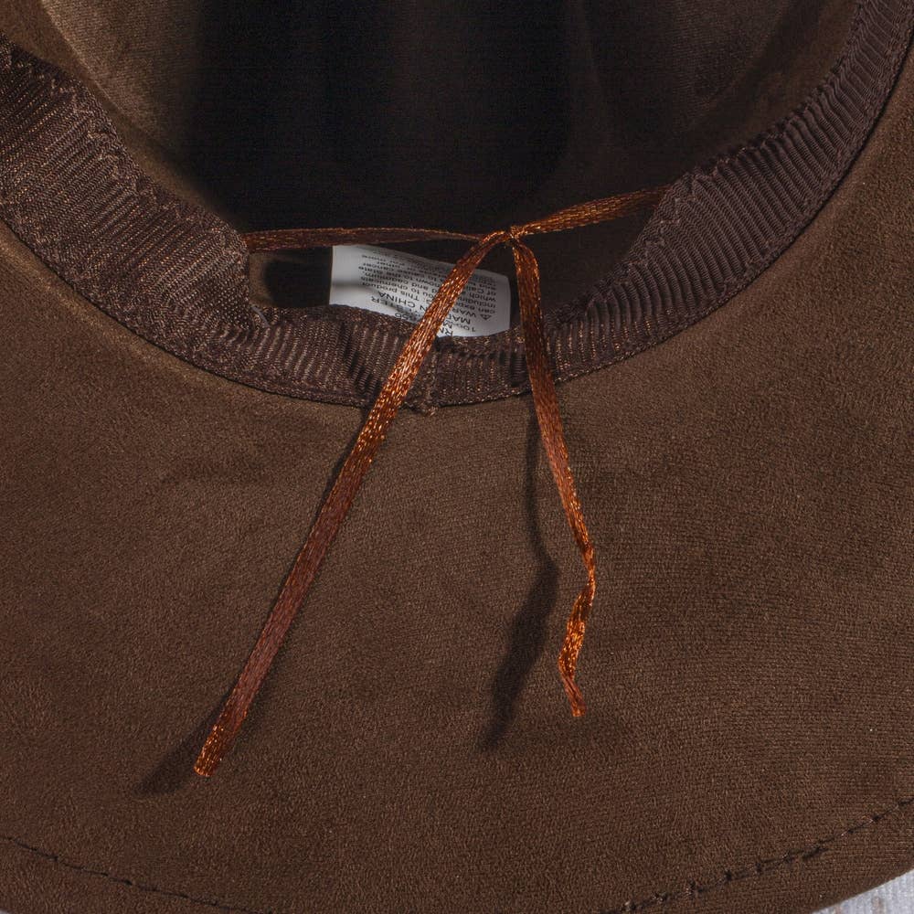 Suede Feel Multi Color Western Cowboy Hat